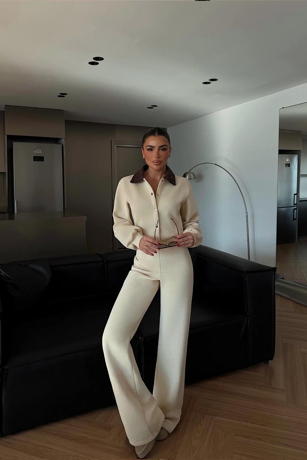 Jumpsuit with Collar Detail