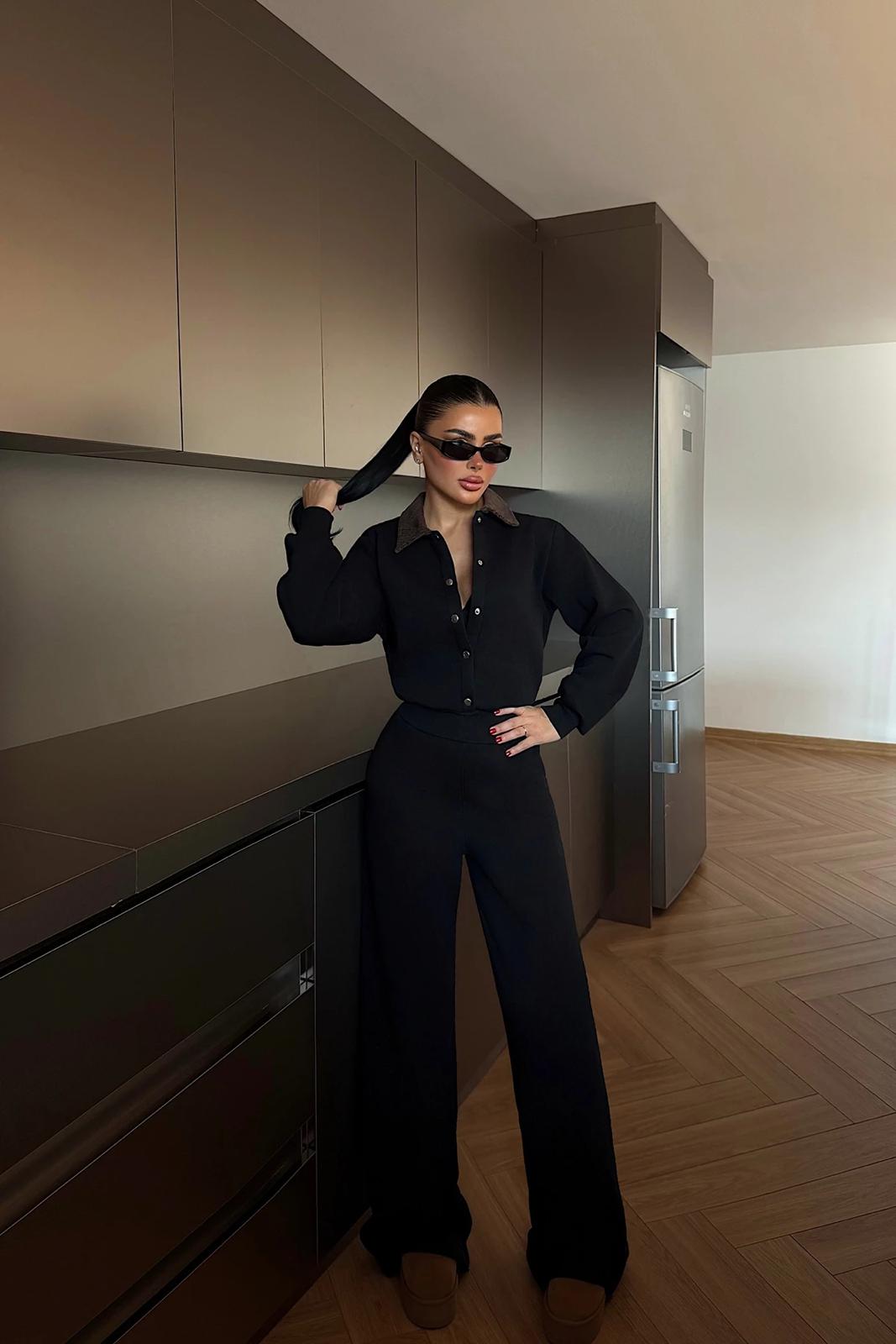 Jumpsuit with Collar Detail