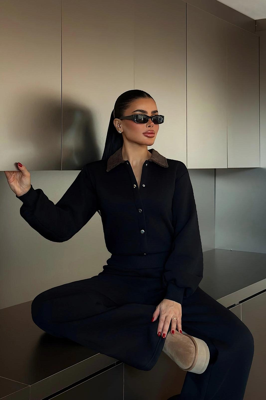 Jumpsuit with Collar Detail