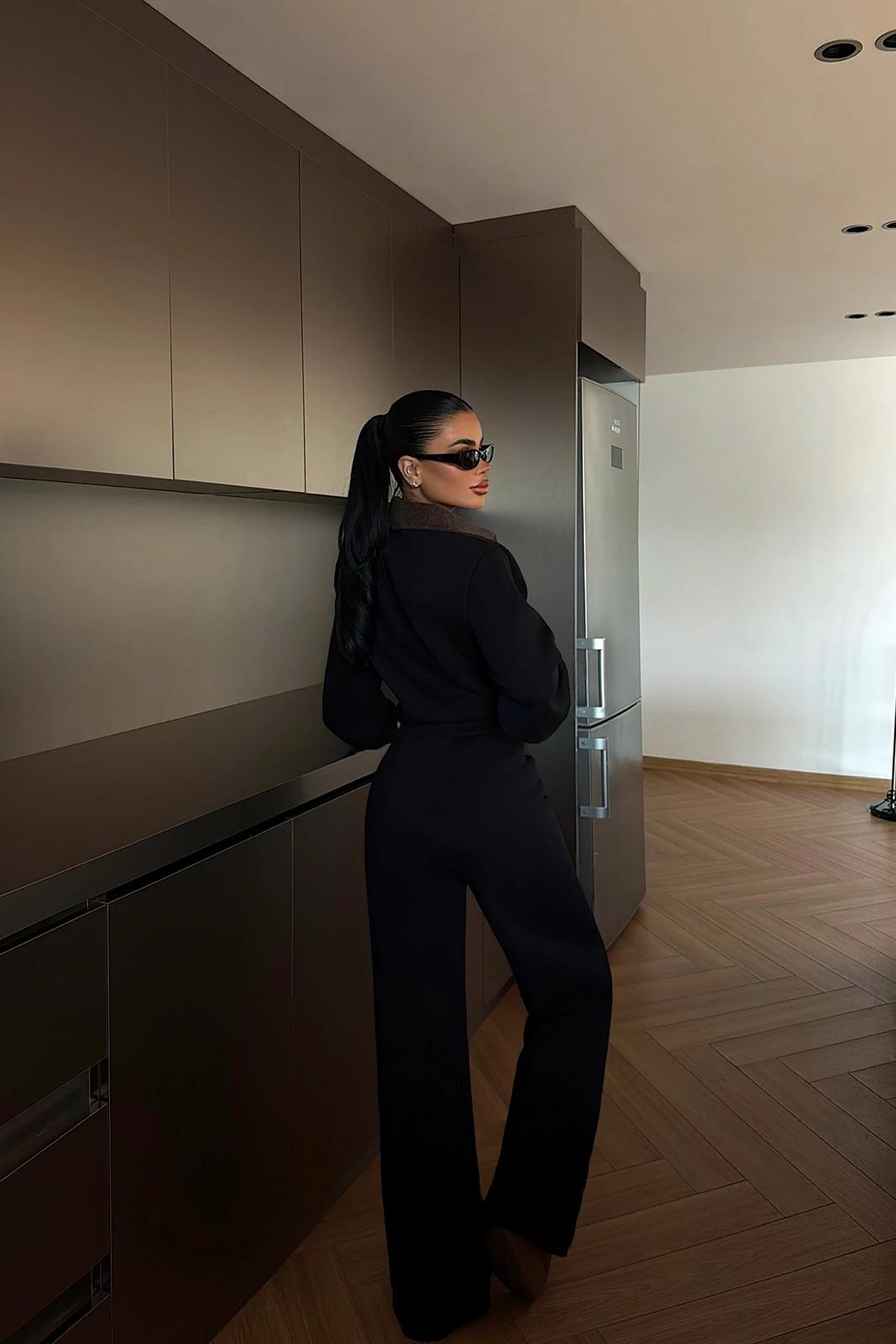 Jumpsuit with Collar Detail