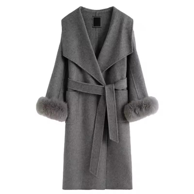 Cashmere Wool Trench Coat