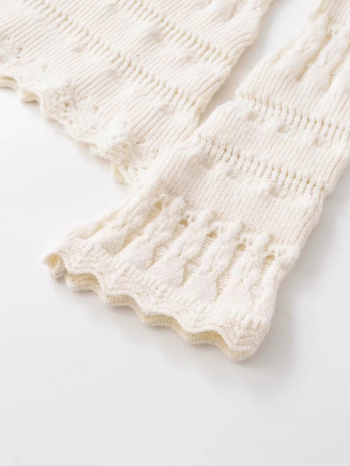 Off shoulder knit top