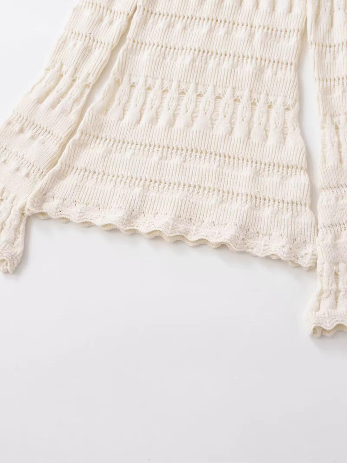 Off shoulder knit top