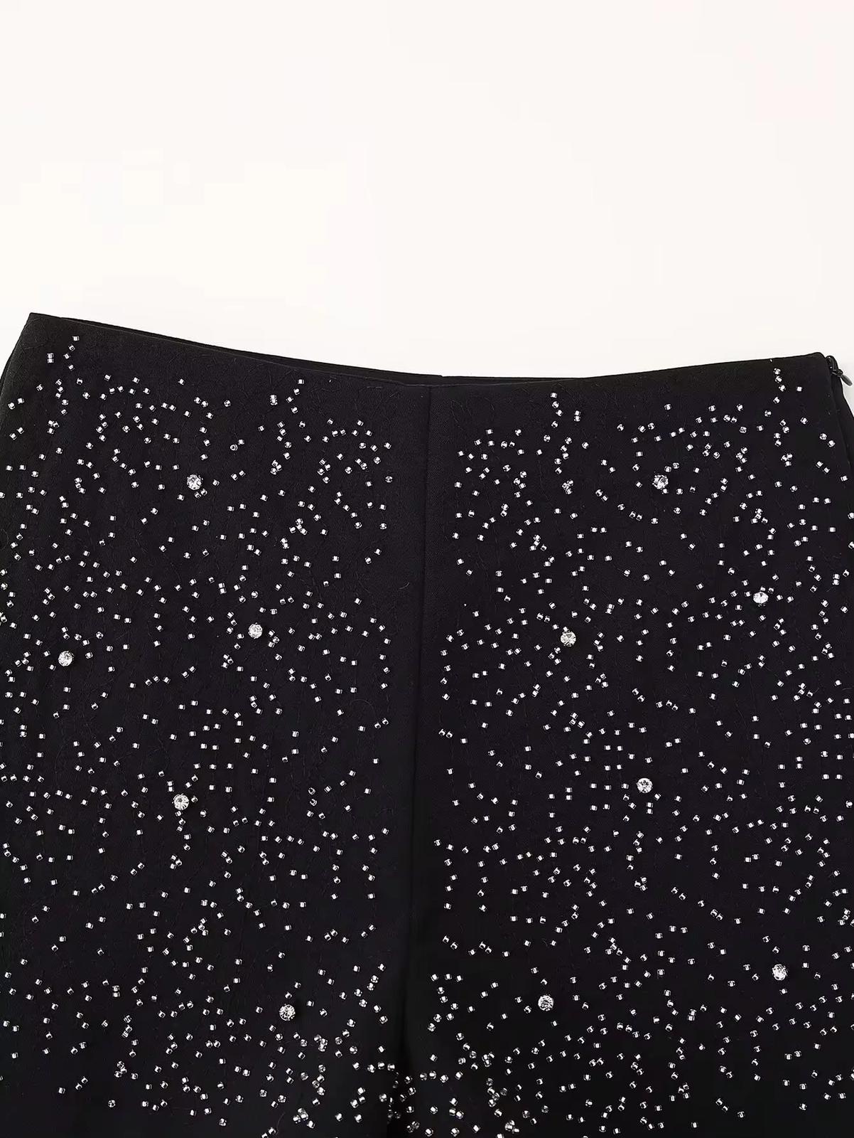 Celeste Black Crystal Set