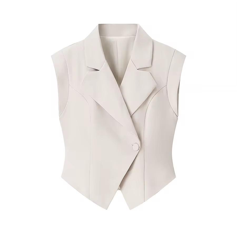 Minimalist Tailored Vest Suit Set