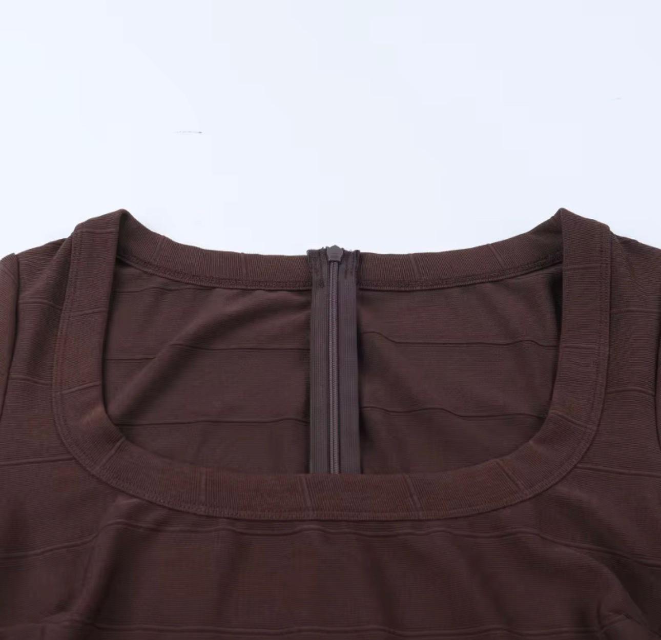 Chocolate Brown Maxi Dress