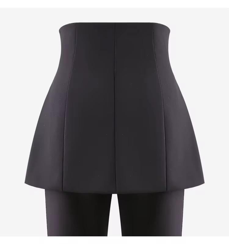 High-Waist Split Flare Pants