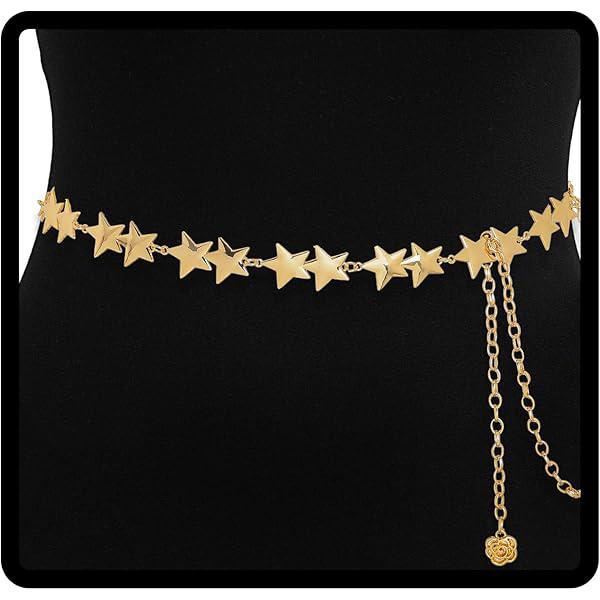 Star Pendant Body Chain Belt