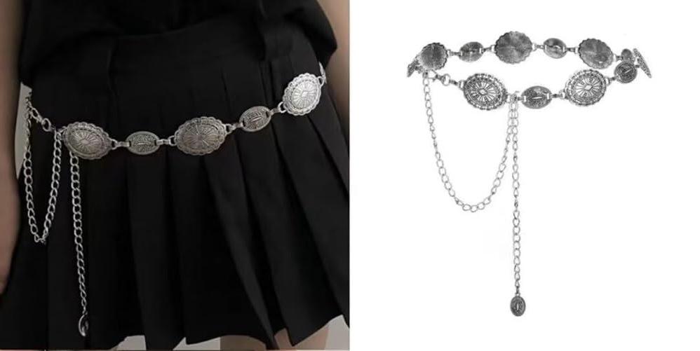 Hollow Out Daisy Chain Belt