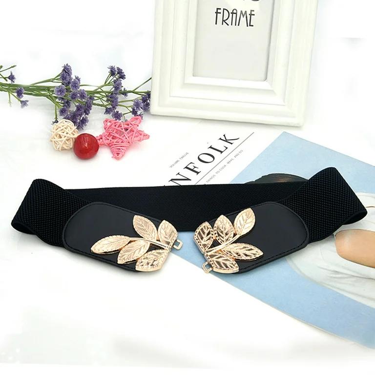 Tree Leaves Pattern Elastic Belt