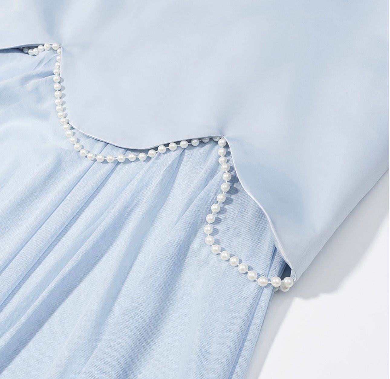 Strapless Pearl Dress