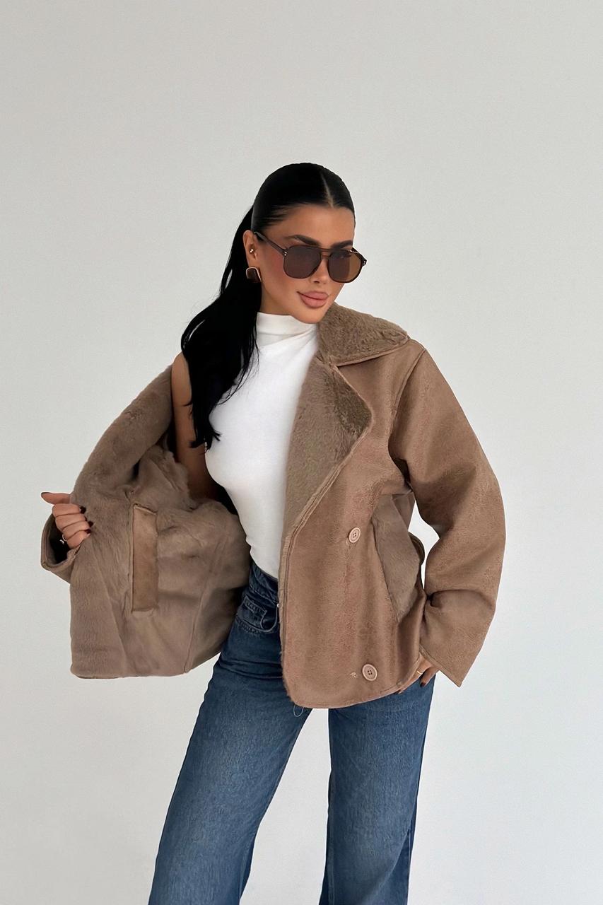 Tan Button-Up Jacket