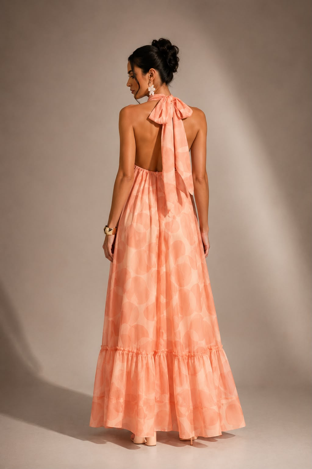 Aurevienne Halter Maxi Dress