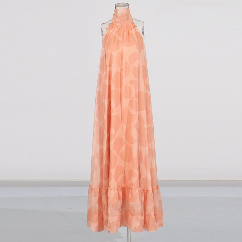 Aurevienne Halter Maxi Dress
