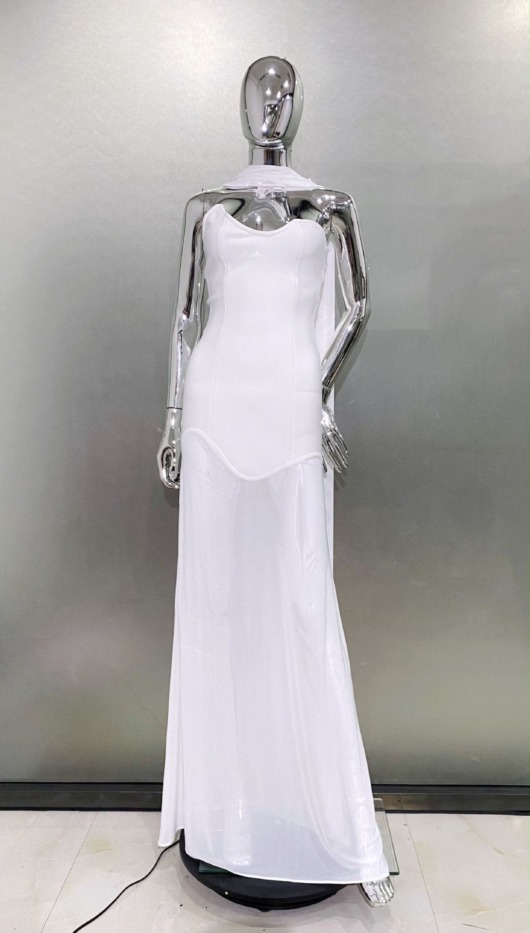 Maristelle Printed A-Line Dress