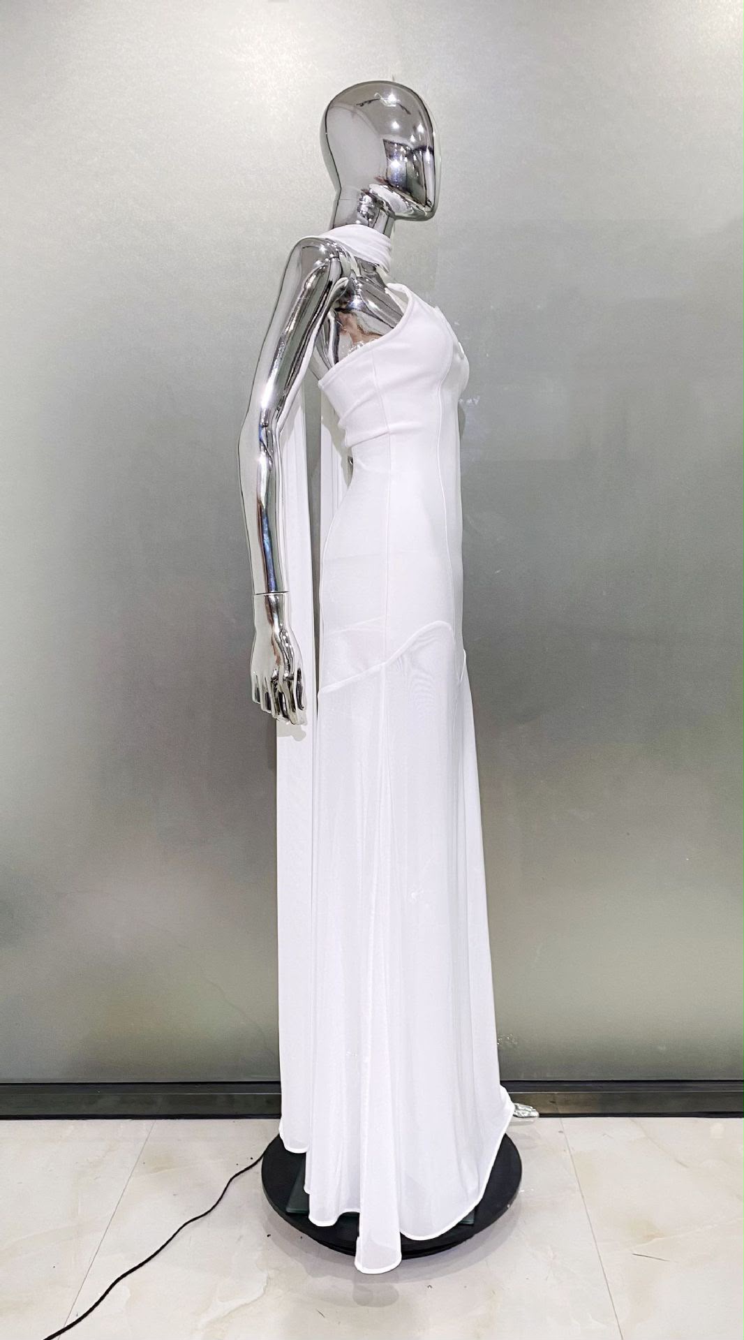 Maristelle Printed A-Line Dress