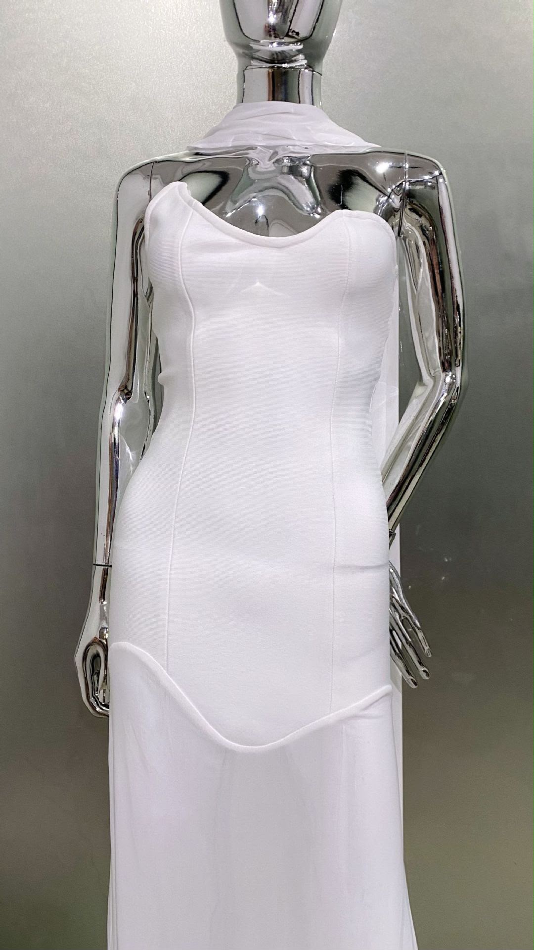 Maristelle Printed A-Line Dress