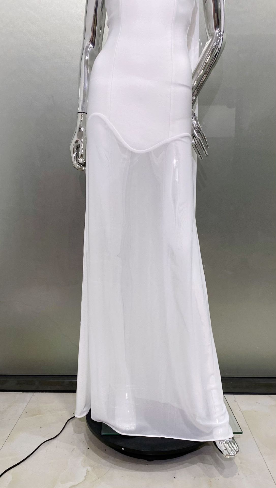 Maristelle Printed A-Line Dress