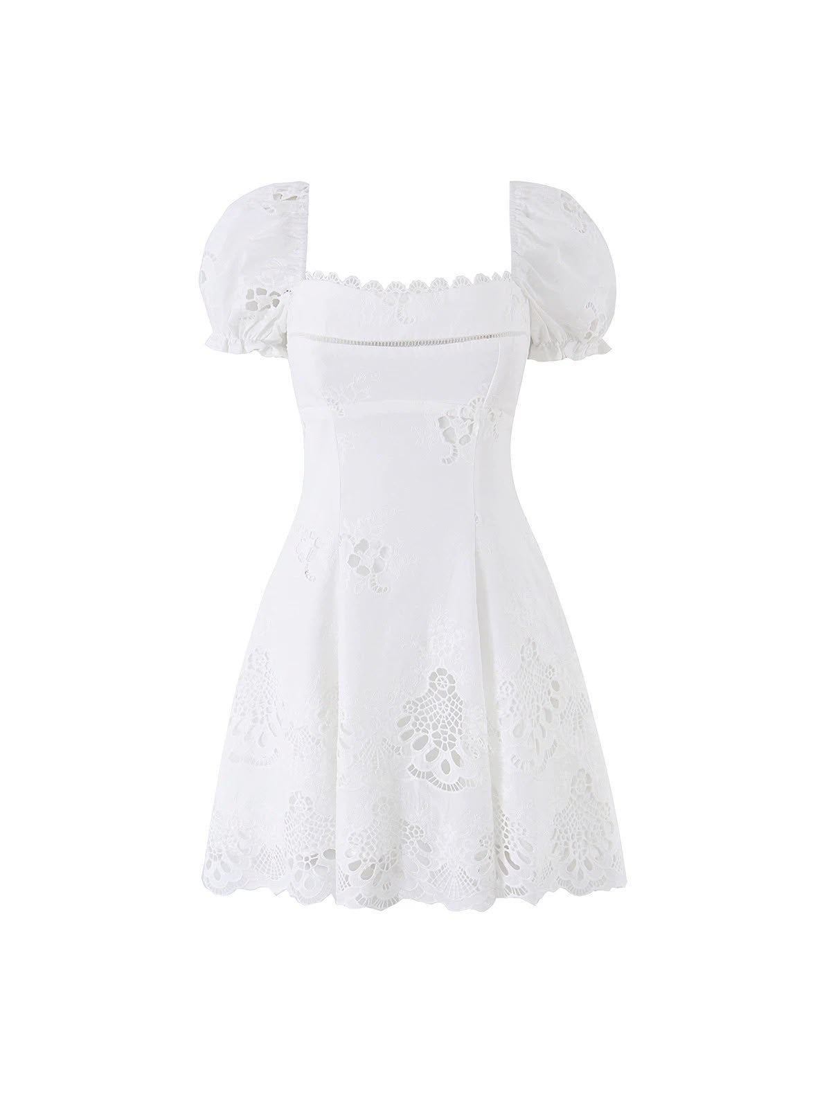 Eloria Embroidered Mini Dress