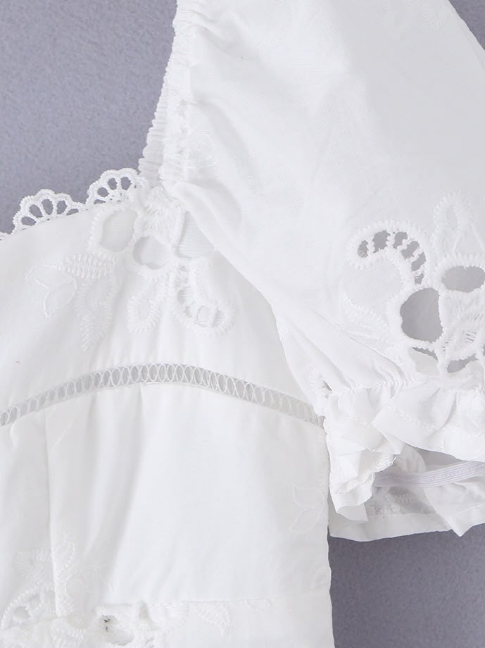 Eloria Embroidered Mini Dress