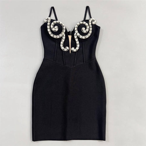 Seraphina Crystal Slip Mini Dress