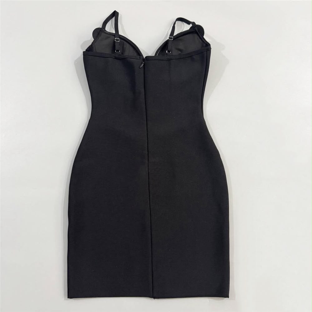 Seraphina Crystal Slip Mini Dress