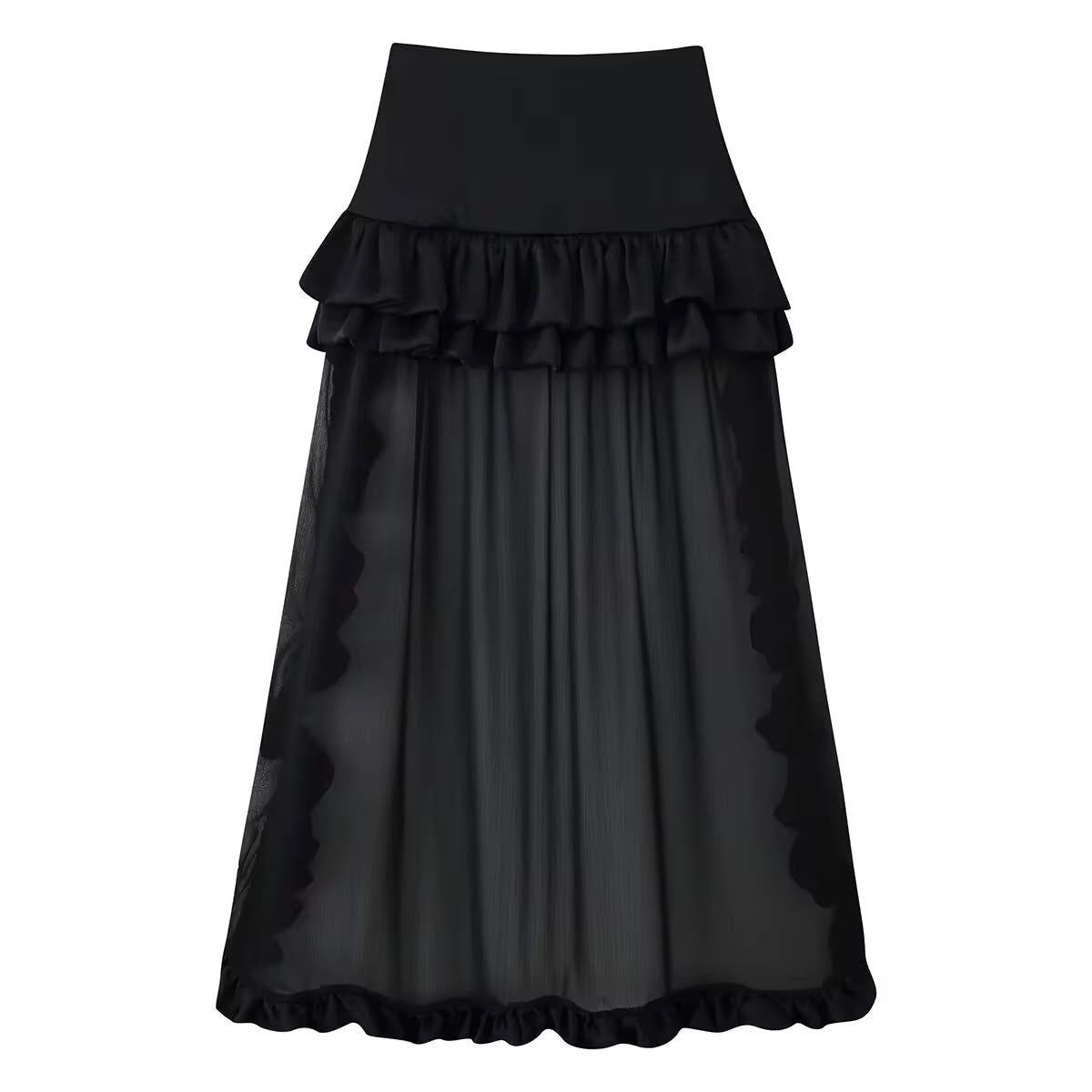 Rosalie Ruffle Maxi Skirt