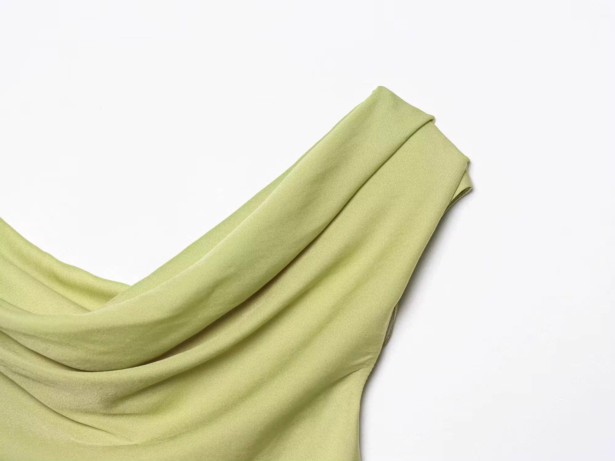 Sienna Satin Asymmetrical Tank Top