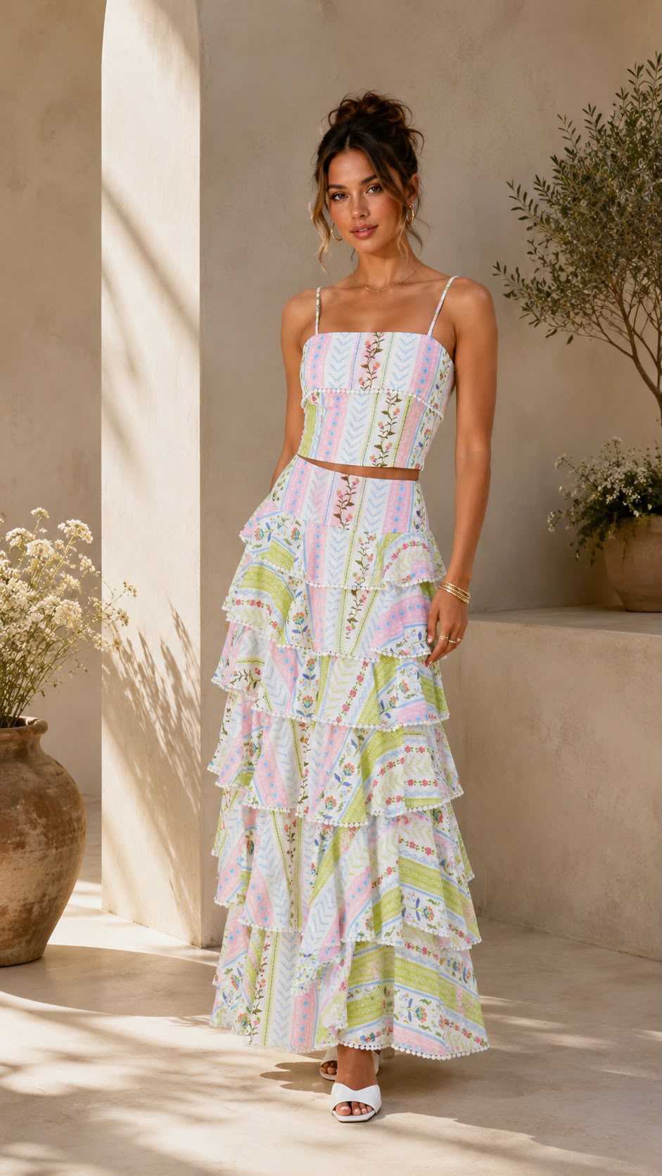Rosalie Floral Skirt Set