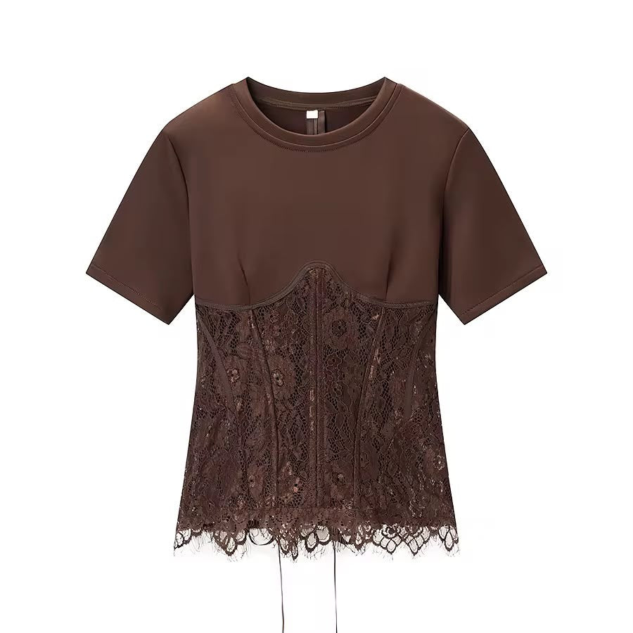 Elodie Lace Tee
