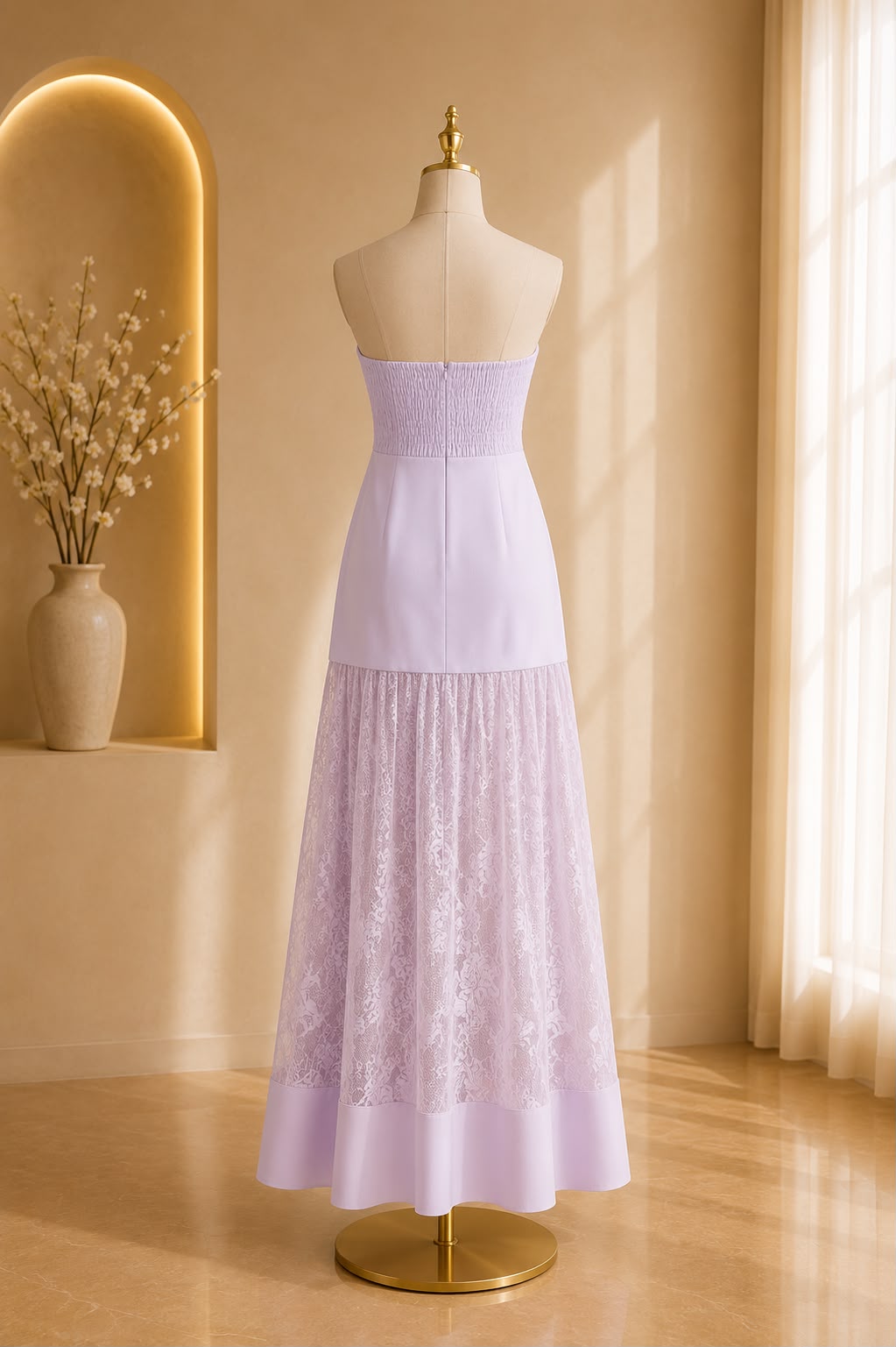 Violetta Contrast Slip Maxi Dress