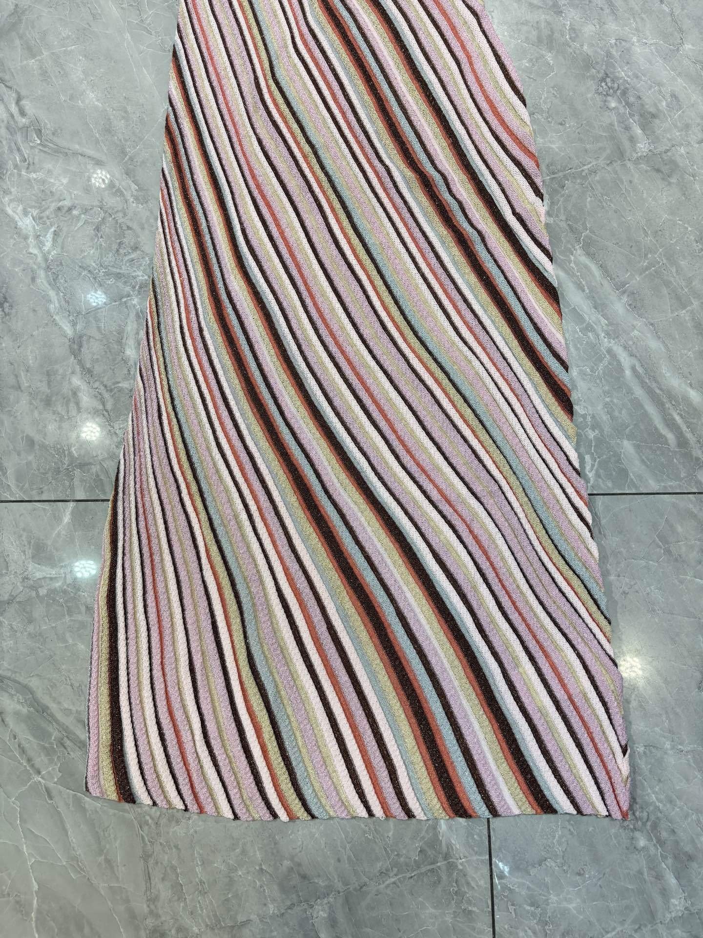 Aiko Stripe Maxi Dress
