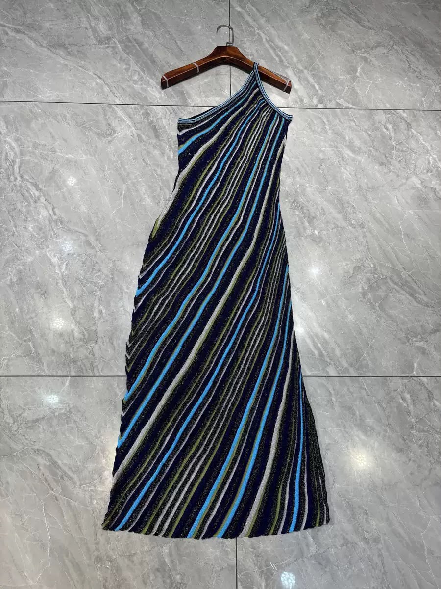 Aiko Stripe Maxi Dress