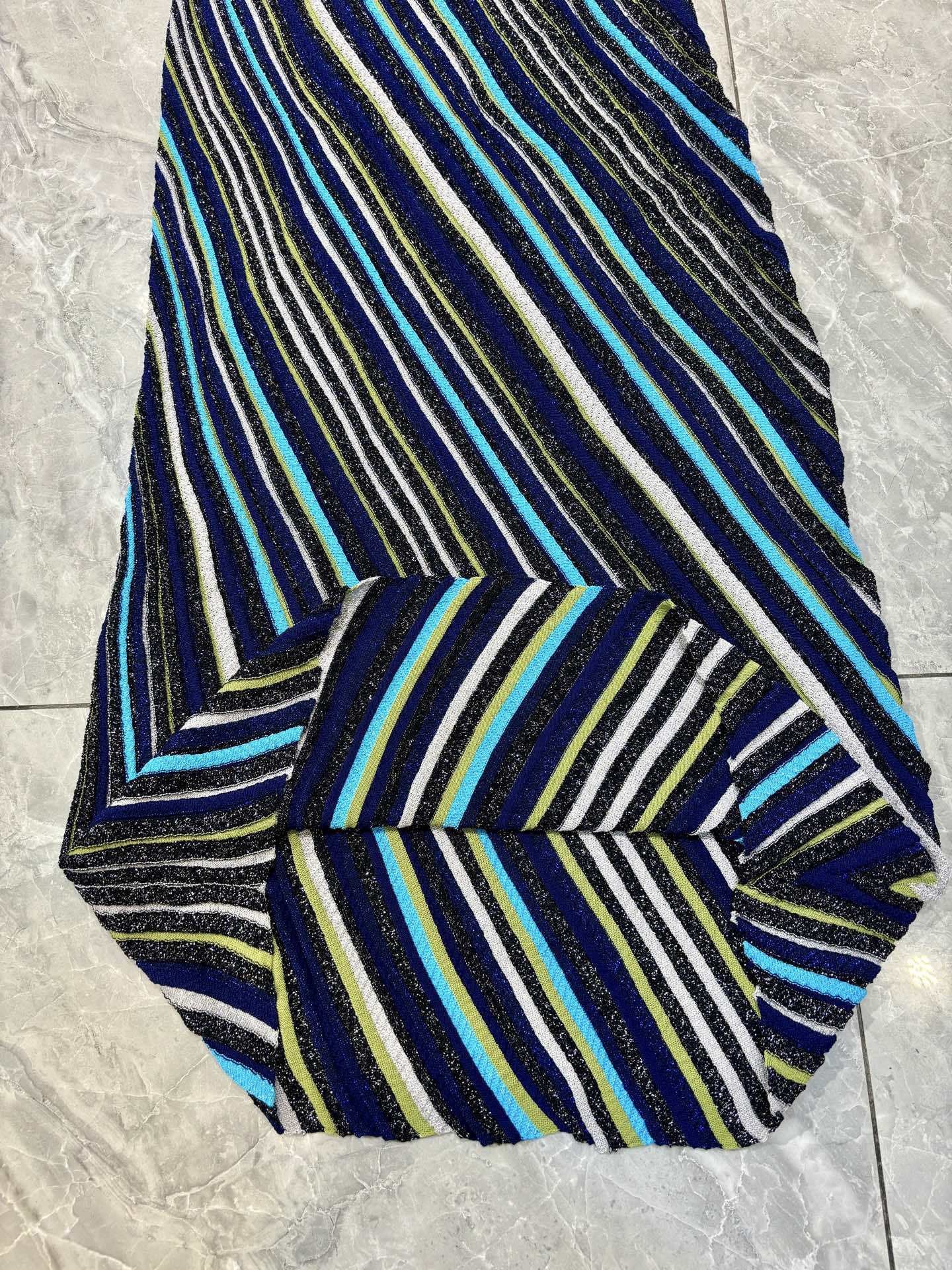 Aiko Stripe Maxi Dress