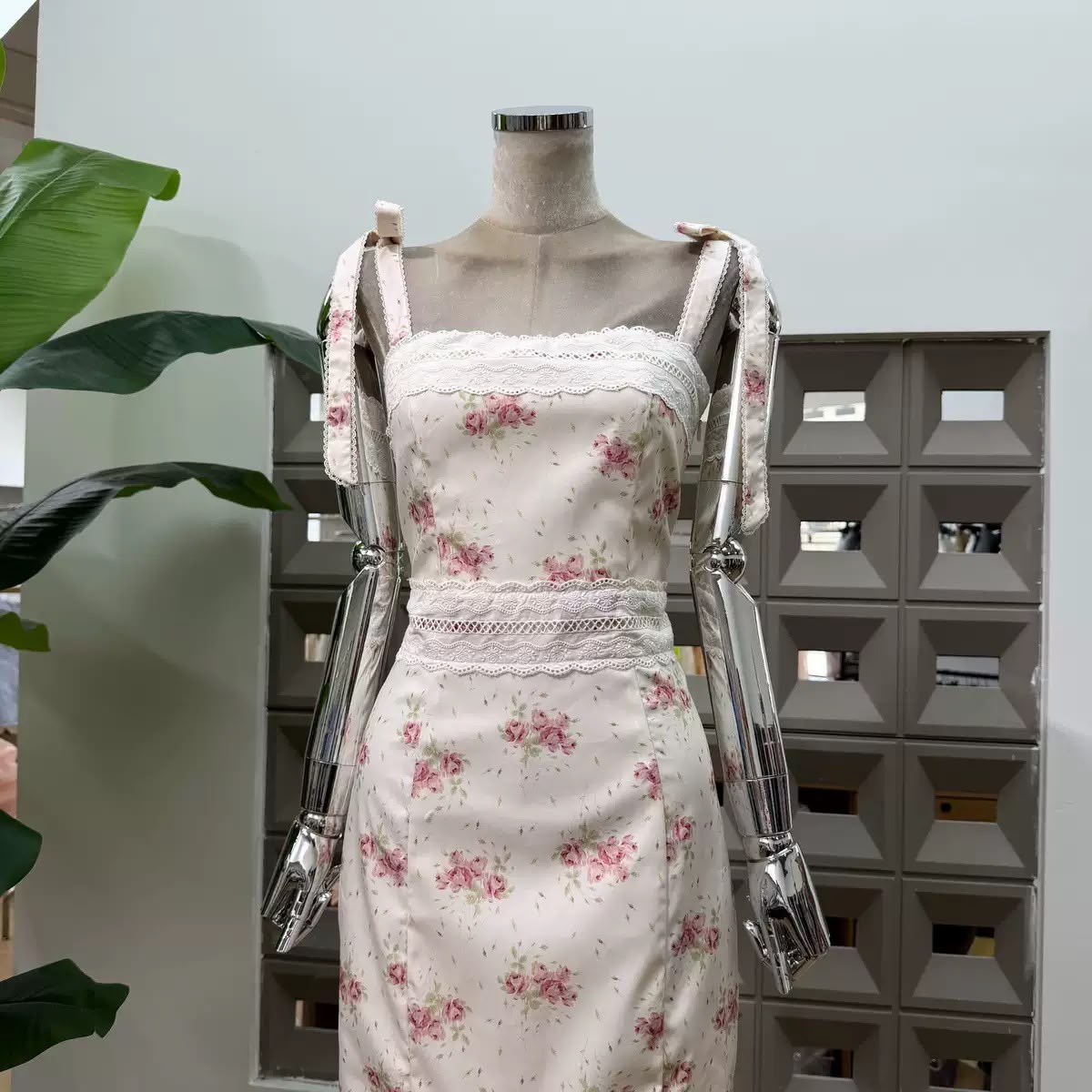 Fleurine Fishtail Maxi Dress