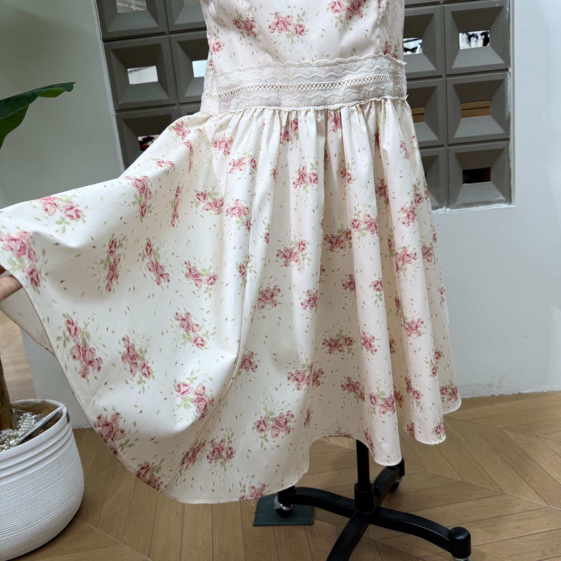 Fleurine Fishtail Maxi Dress