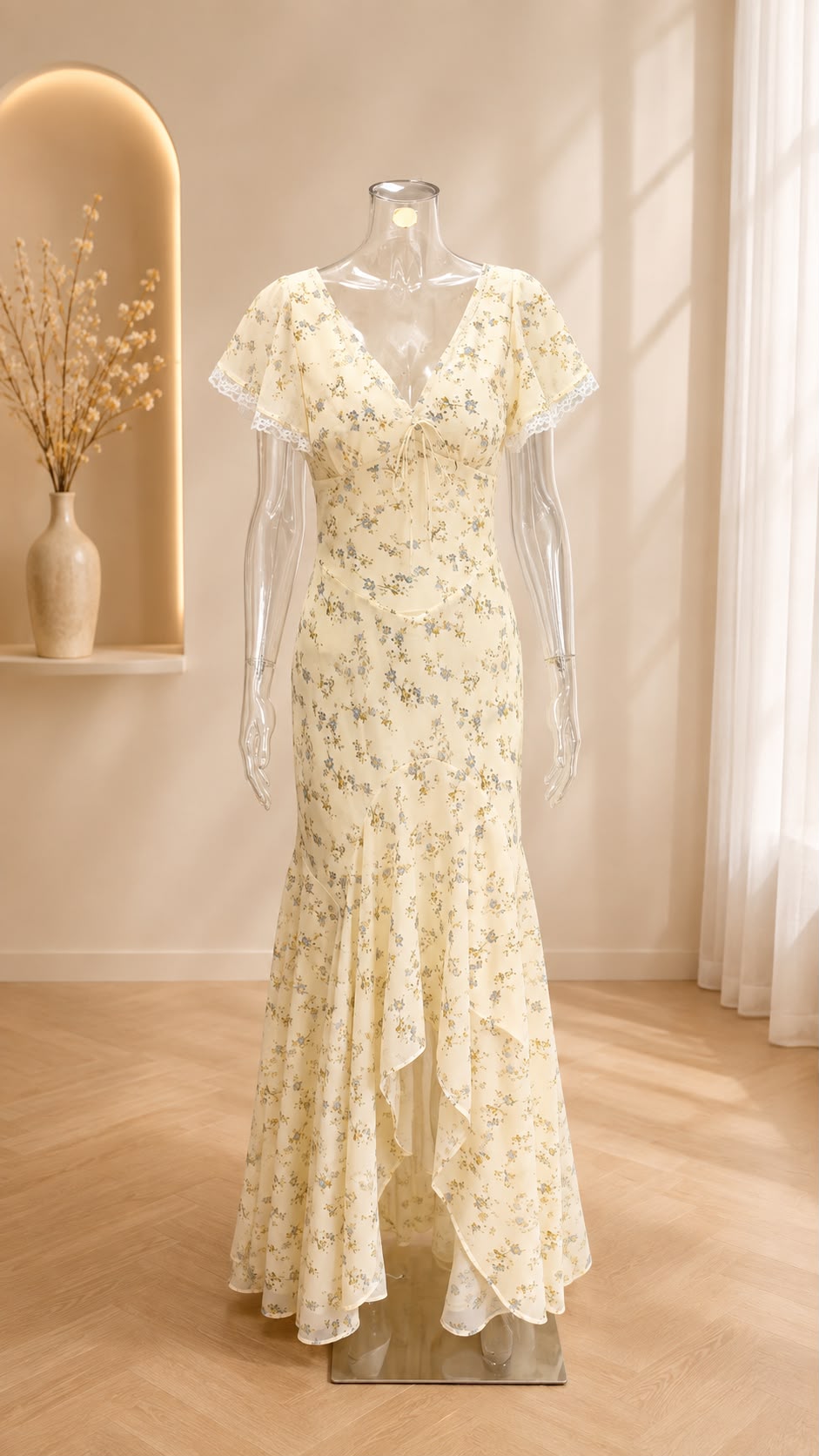 Eloria Floral Swing Maxi Dress
