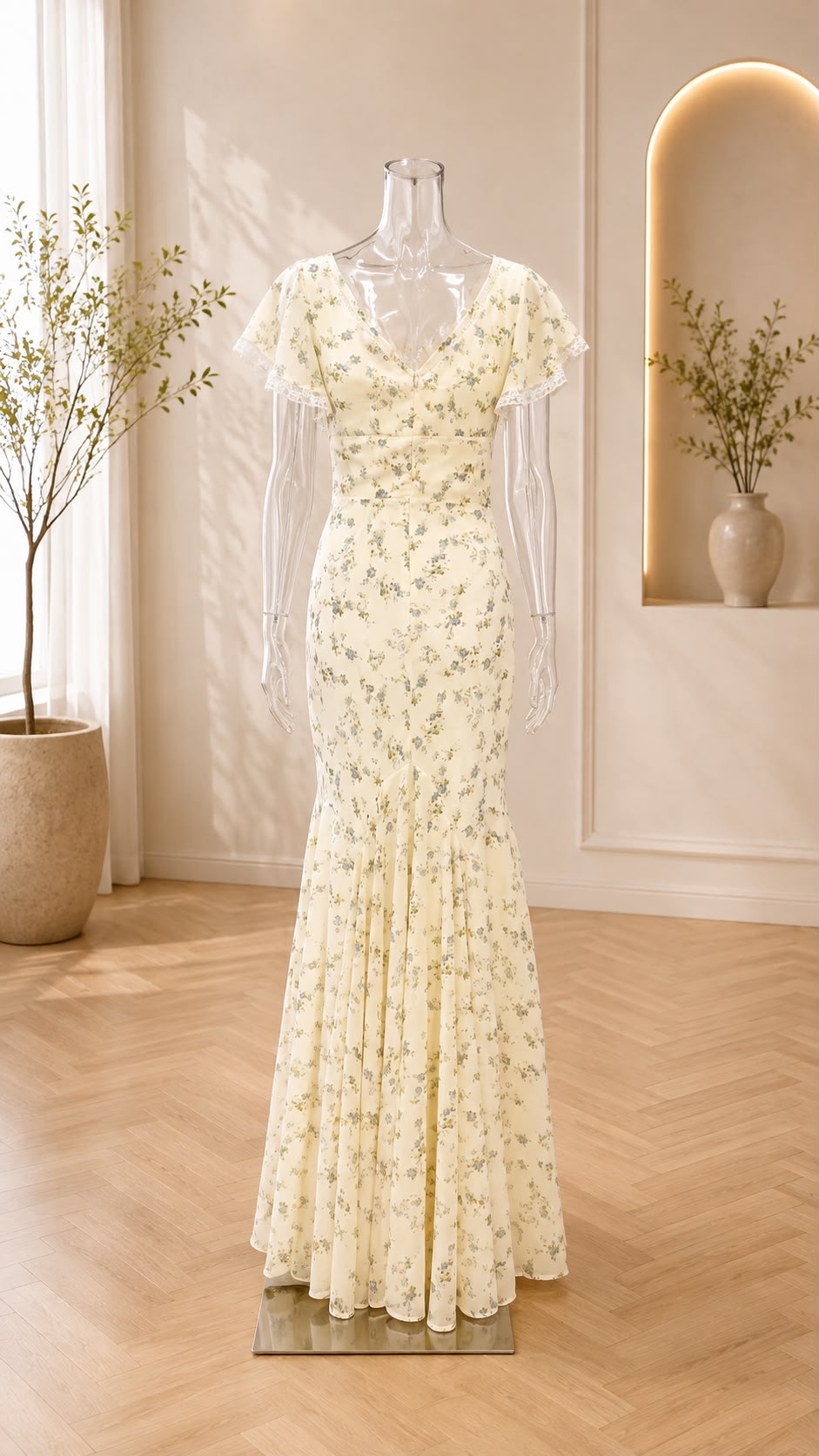 Eloria Floral Swing Maxi Dress