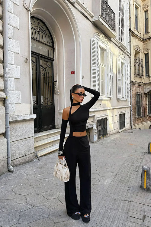 Black Pants Suit
