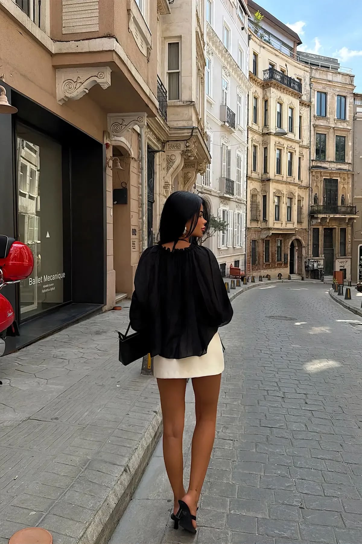 Black Gite Blouse