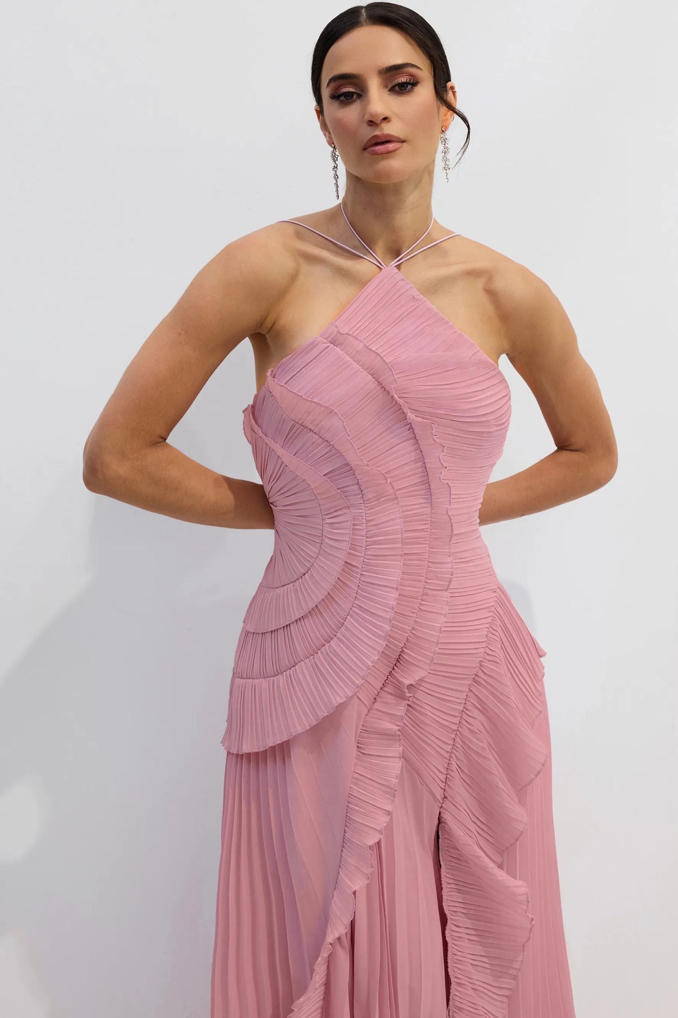 Ruffle Trim Dress