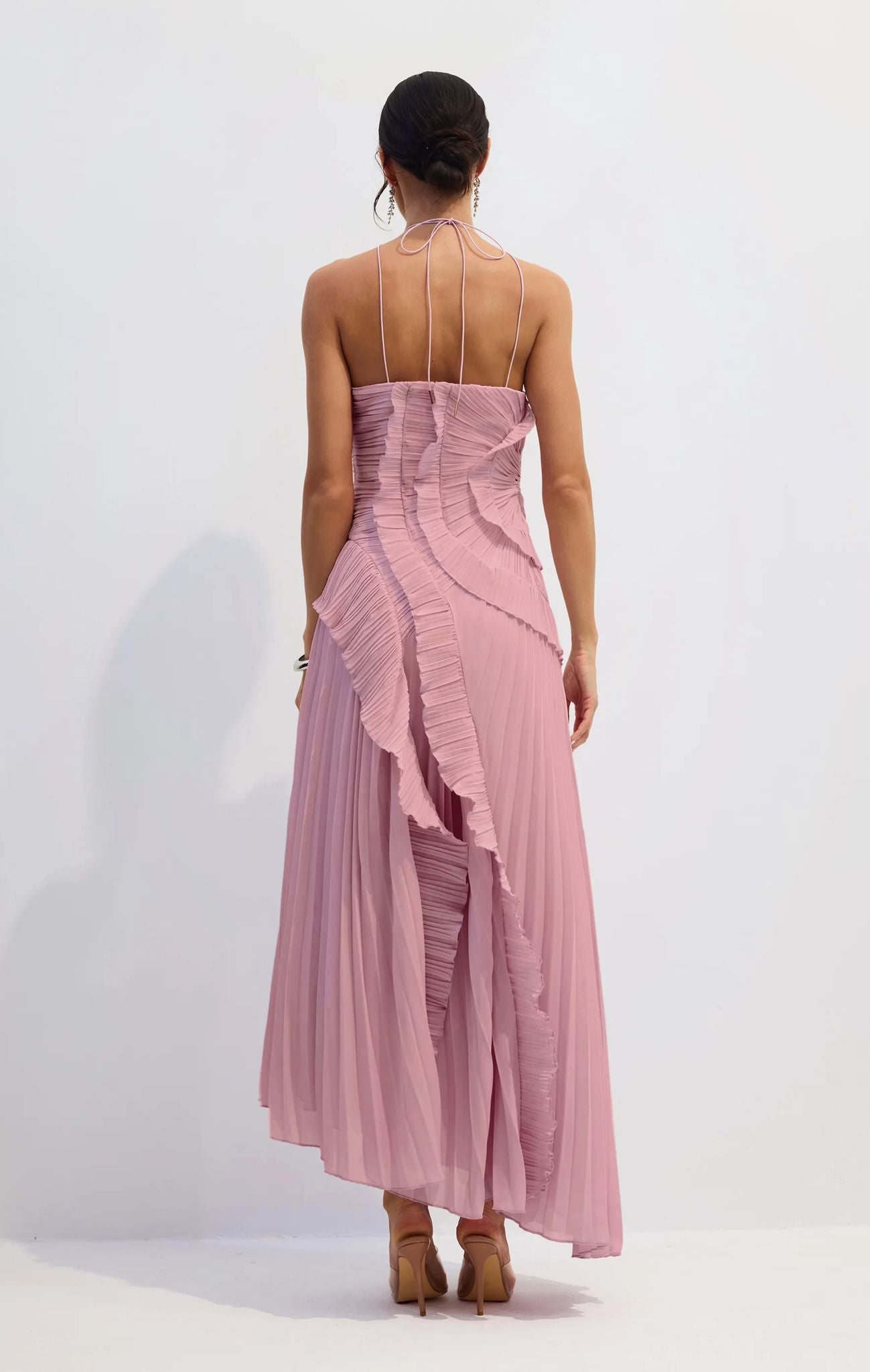 Ruffle Trim Dress