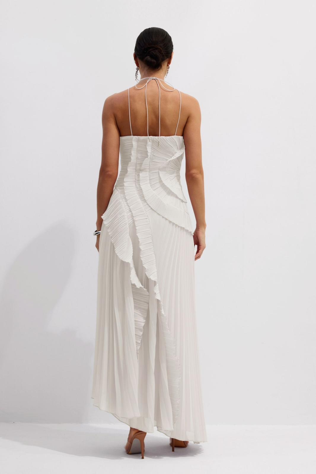 Ruffle Trim Dress