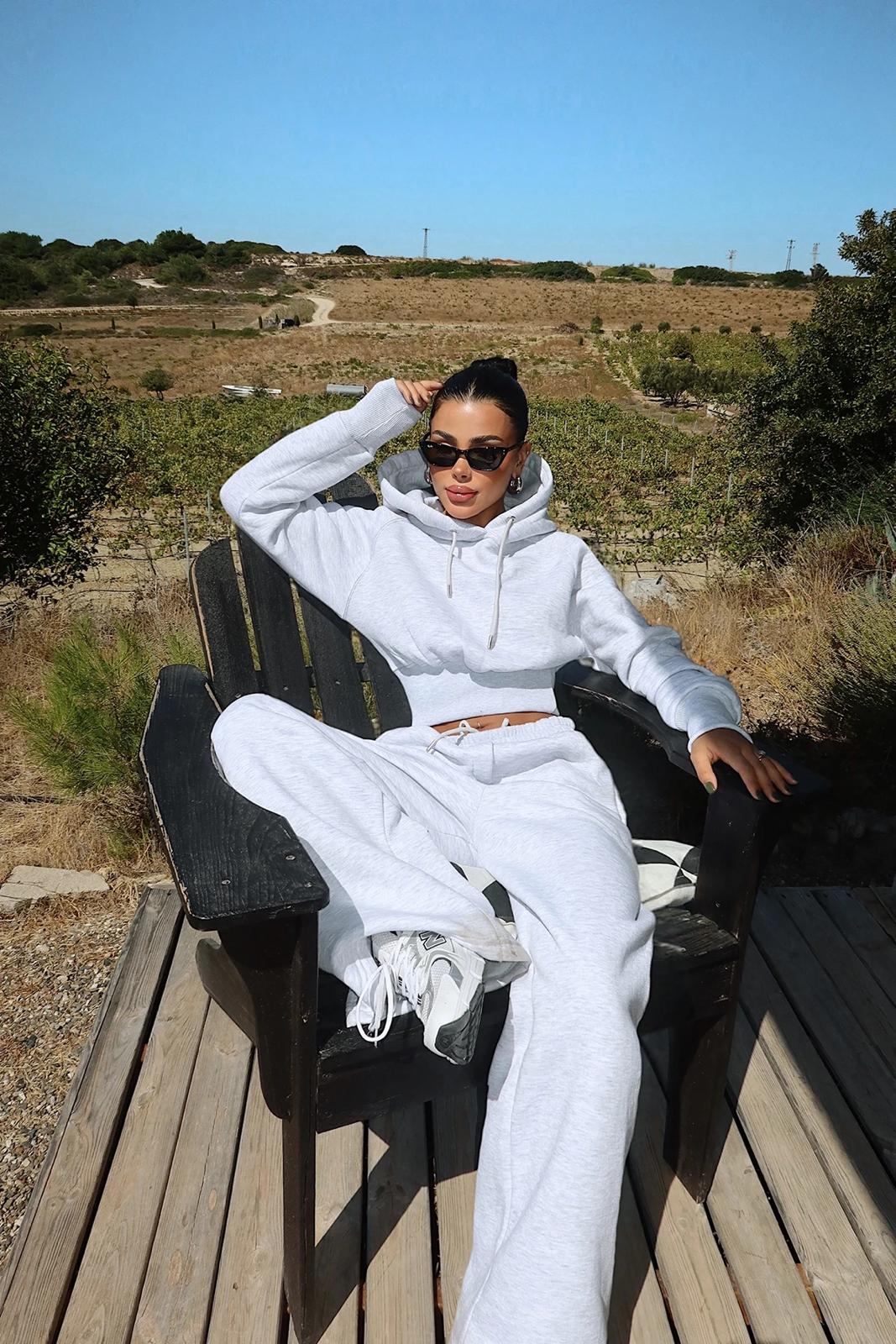 Scarf Hooded Tracksuit