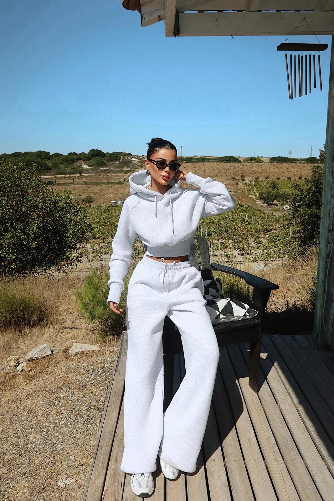 Scarf Hooded Tracksuit