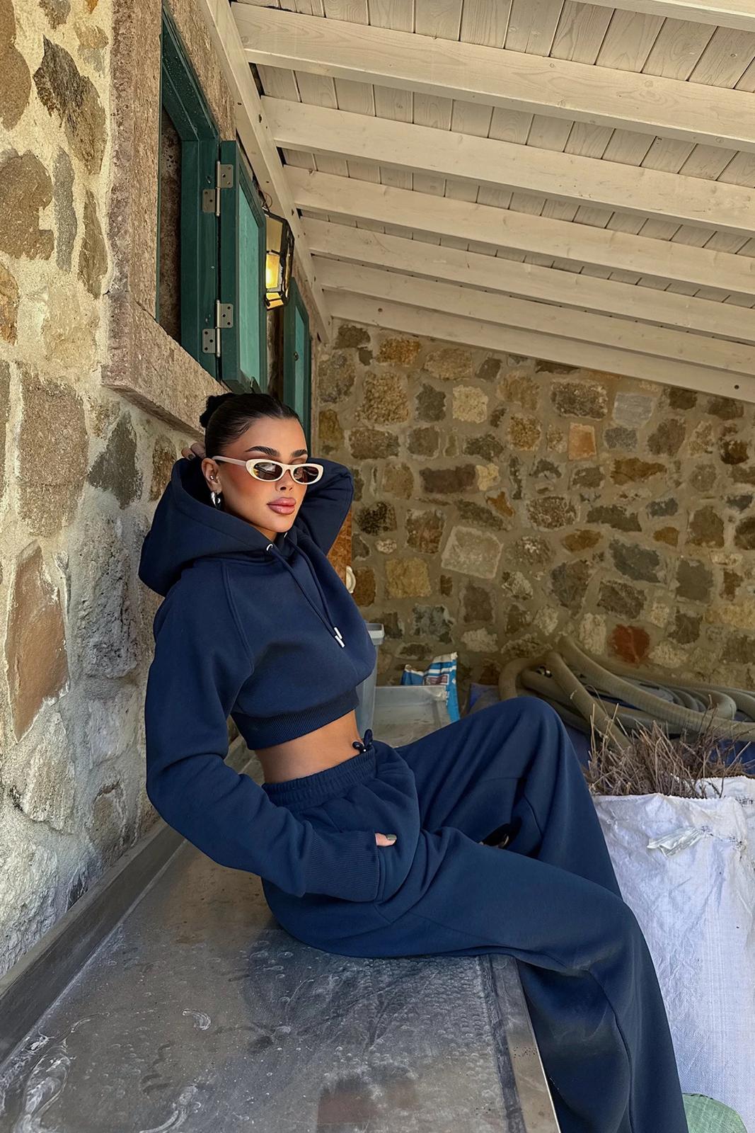 Scarf Hooded Tracksuit