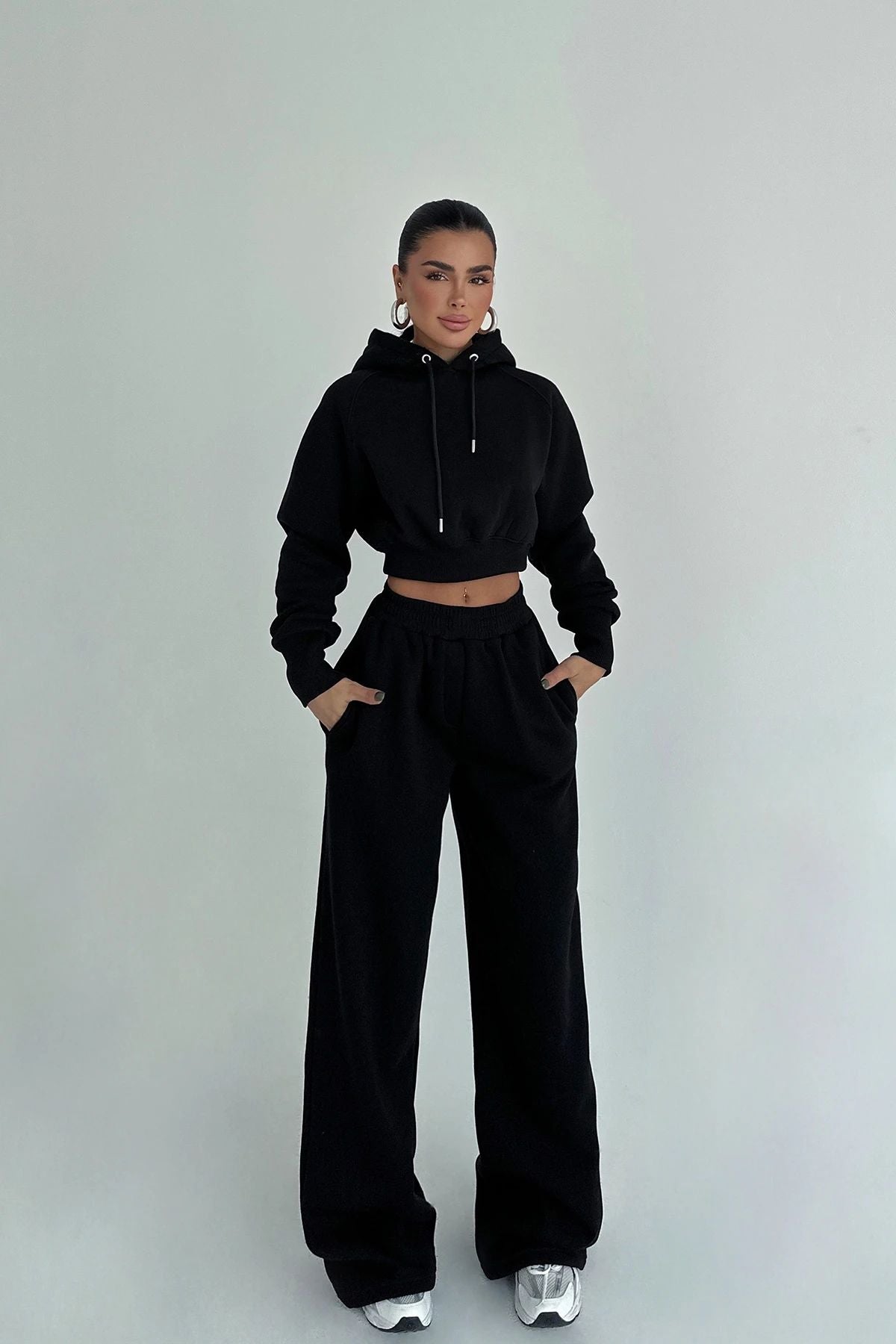 Scarf Hooded Tracksuit