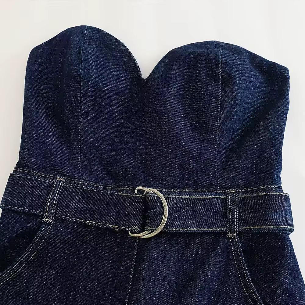 Dark Denim Jumpsuit