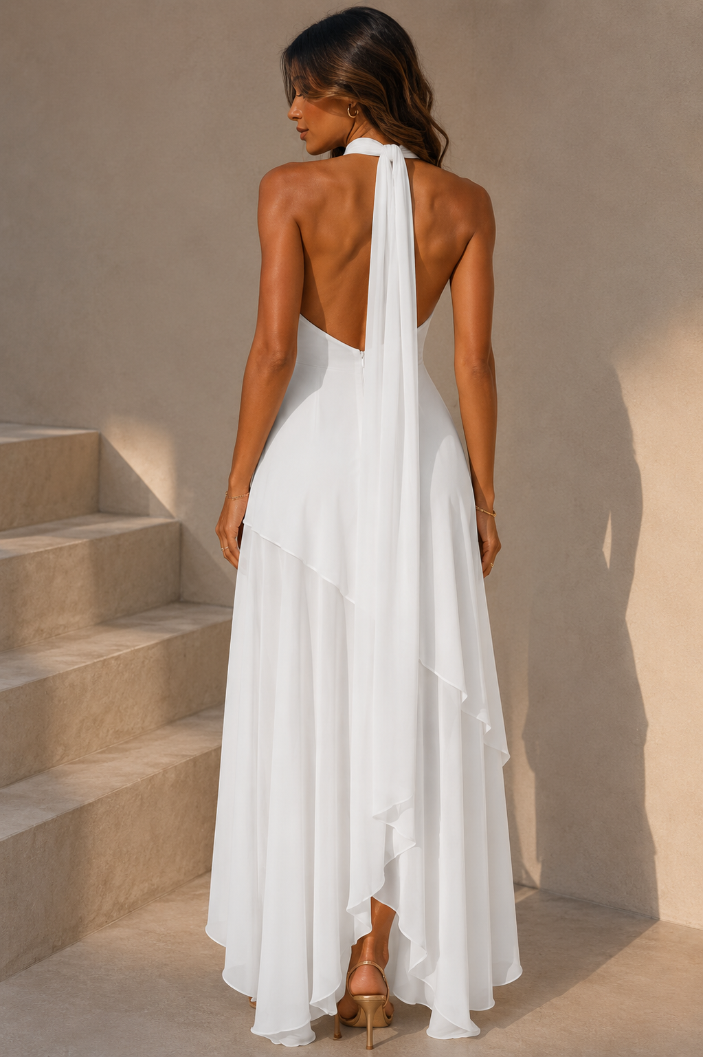 Zyra Mesh Maxi Dress