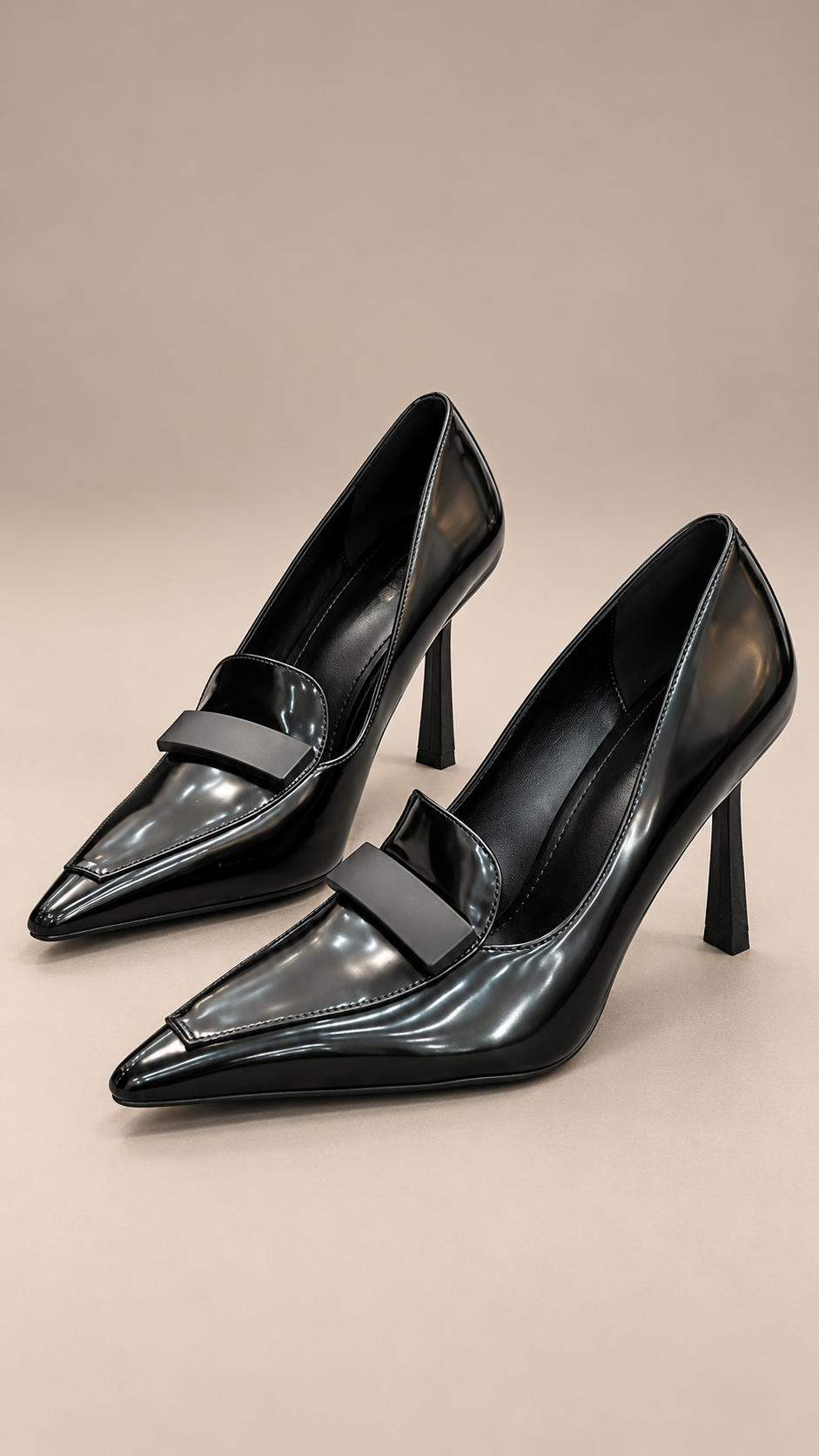 Arabella Penny-Strap Pump — Black 9.5cm product only